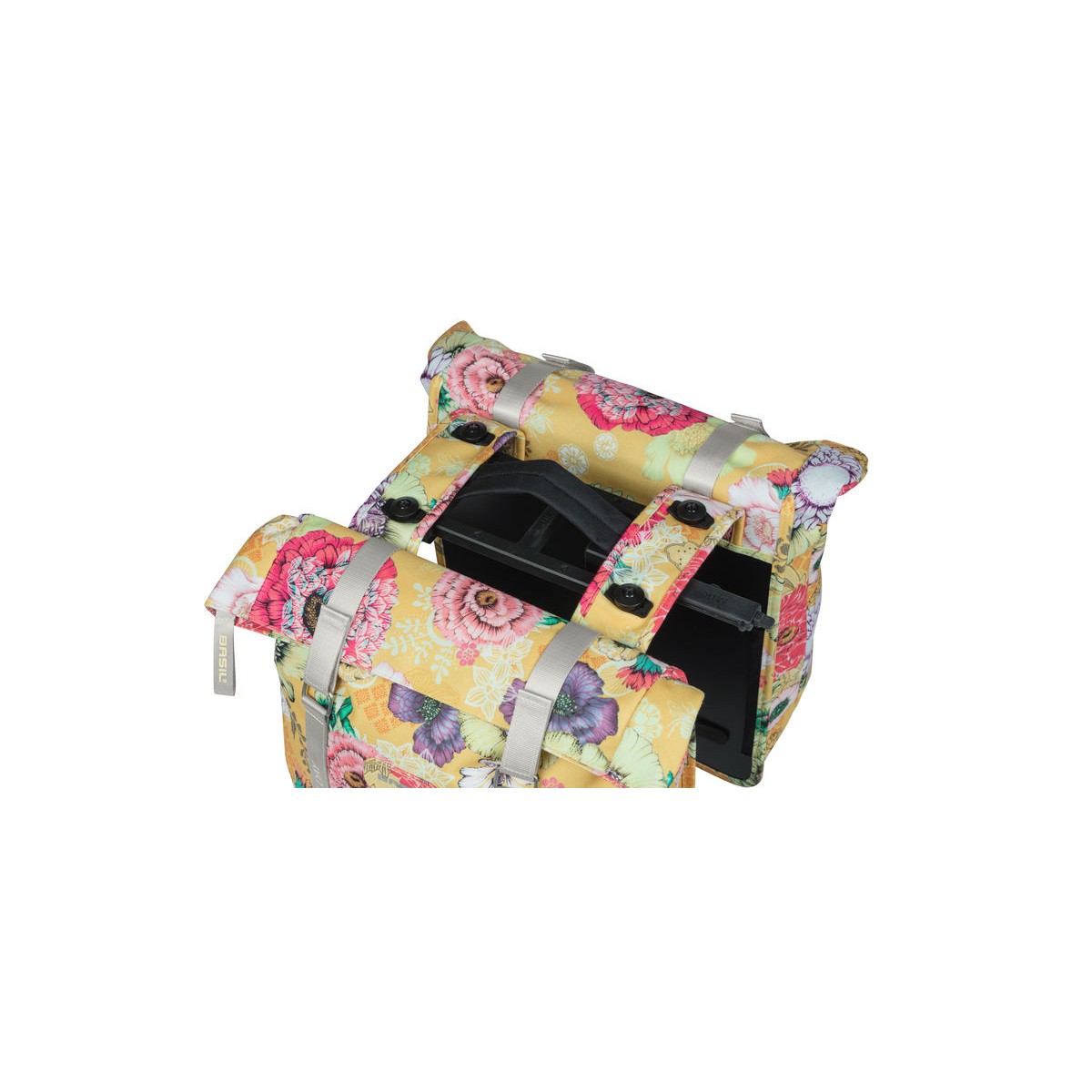 Sacoche double Bloom Field MIK 28-35 L jaune miel BASIL
