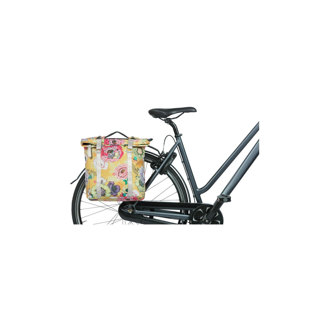 Sacoche double Bloom Field MIK 28-35 L jaune miel BASIL