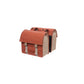Sacoche double Urban Load 48-53 L BASIL – Crochets standard / Rouge terre/rose
