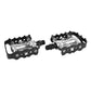 Pédales mixtes VTT Newton 1 face SPD alu noir avec cales (paire) – vue 2