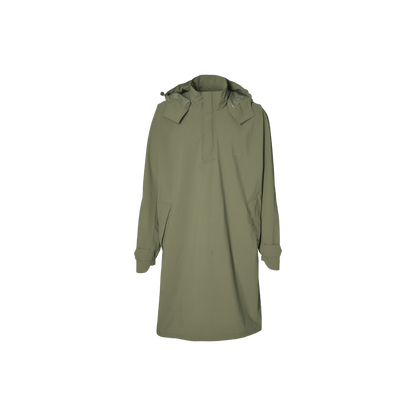 Poncho imperméable Mosse unisexe BASIL – M/L / Vert olive