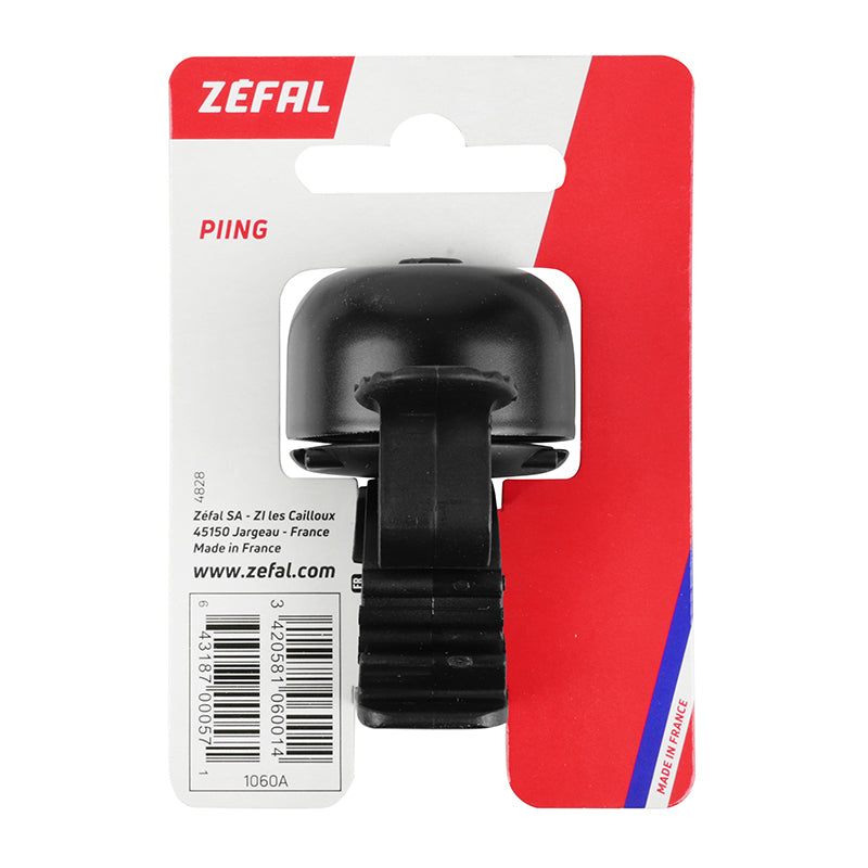 Sonnette Zefal Piing alu noire à clipser – vue 2