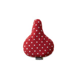 Couvre-selle imperméable Rosa rouge à pois blancs BASIL