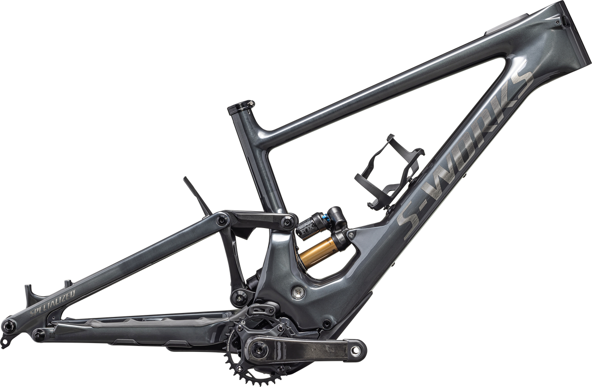 Kit cadre SPECIALIZED Kenevo SL S-Works Carbon Blklqdmet/Brsh/Lqdmet
