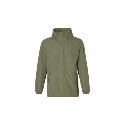 Veste imperméable Hoga unisexe BASIL – XS / Vert olive