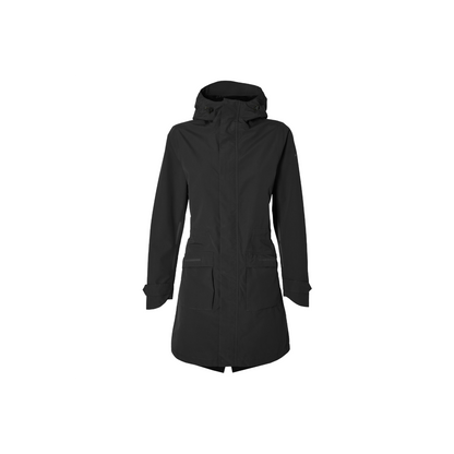 Veste imperméable parka Mosse femme BASIL – XS / Noir