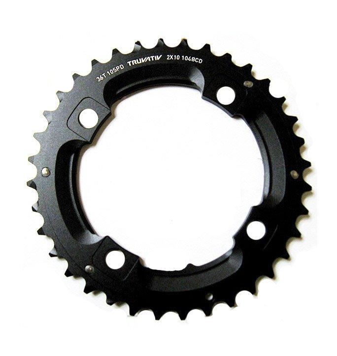 Plateau SPECIALIZED SRAM MY13 CHAIN RING MTB 36T S1 104BCD AL5 BLAST BLACK 2X10 NO PIN (11.6215.188.410)