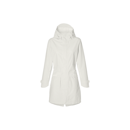 Veste imperméable parka Mosse femme BASIL – XS / Blanc