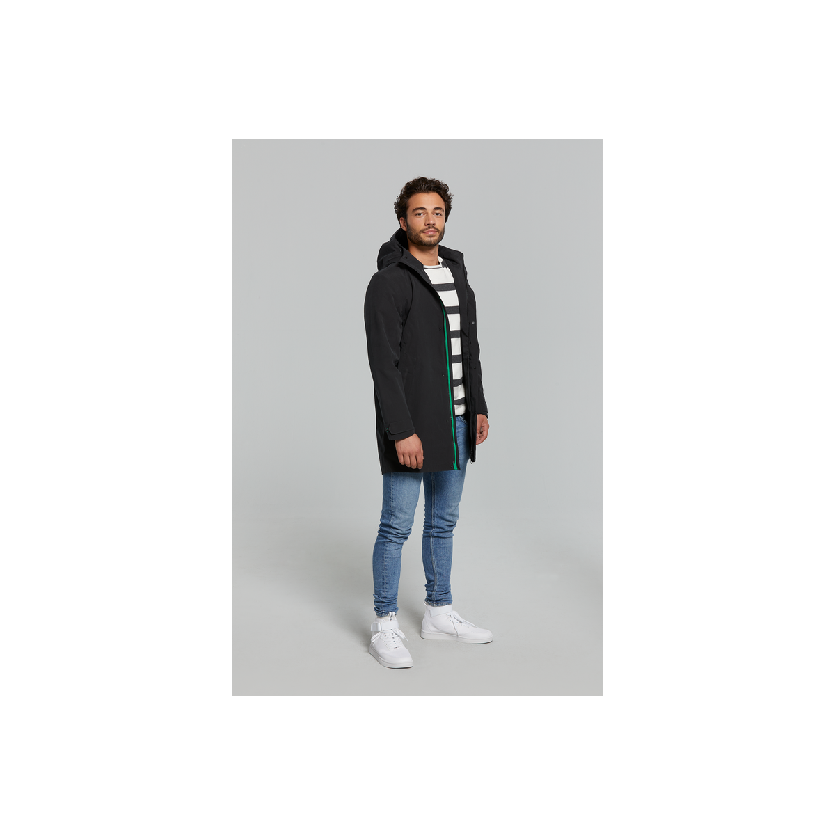 Veste imperméable parka Mosse homme BASIL
