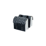 Sacoche double Urban Load 48-53 L BASIL – Crochets standard / Noir réfléchissant/blanc