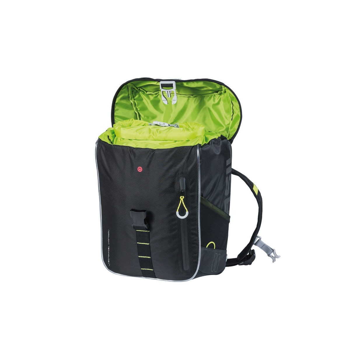 Sac à dos Miles Daypack Nordlicht 17 L noir/citron vert BASIL