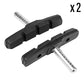Porte-patins VTT à tige symétriques Newton 70 mm noirs (2 paires) – vue 3