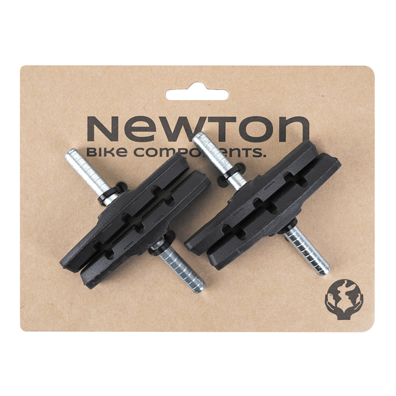 Porte-patins VTT à tige symétriques Newton 70 mm noirs (2 paires) – vue 2