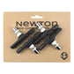 Porte-patins V-Brake symétriques Newton 70 mm noirs (2 paires) – vue 3