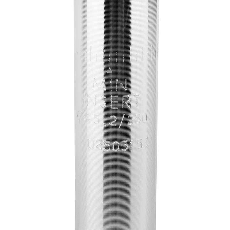 Tige de selle VTT Newton Mono alu argent 350 mm – 25,2 mm