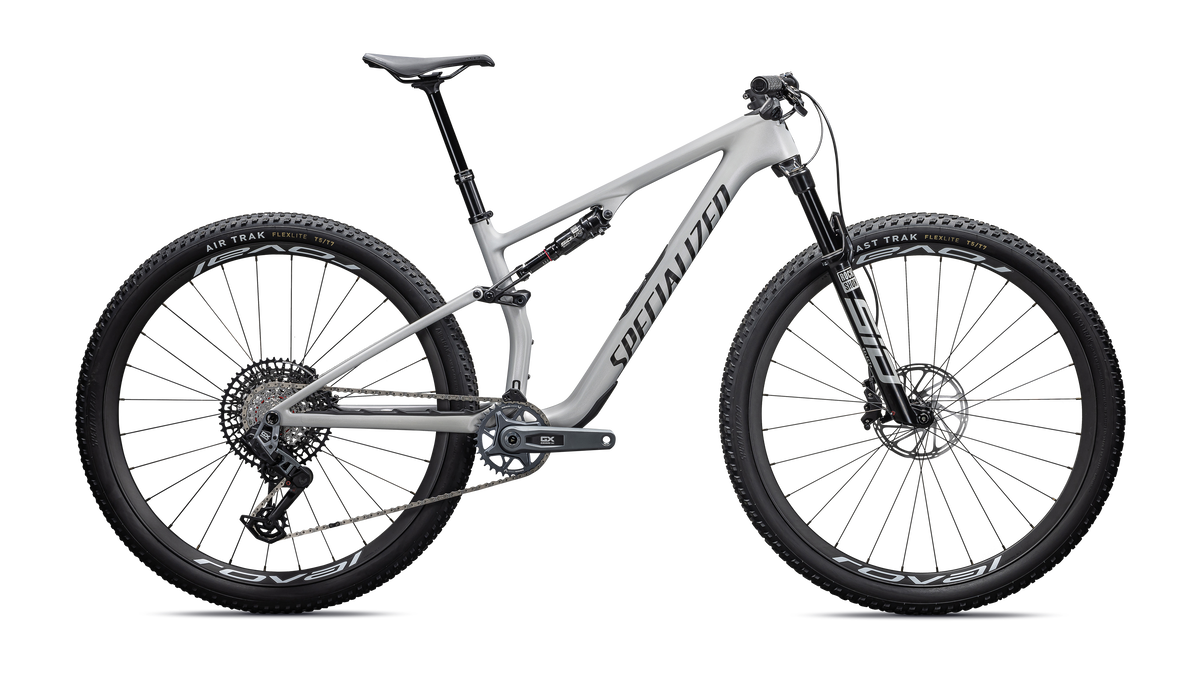 Vélo Specialized Epic 8 Expert Axs Gloss Dolomite Metallic/Obsidian