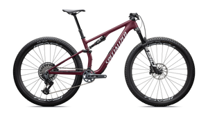Vélo Specialized Epic 8 Expert Axs Satin Bordeaux Metallic/White