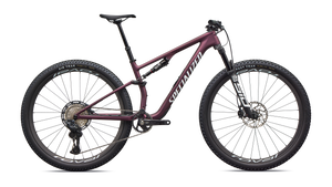 Vélo Specialized Epic 8 Expert Di2 Satin Bordeaux Metallic/White