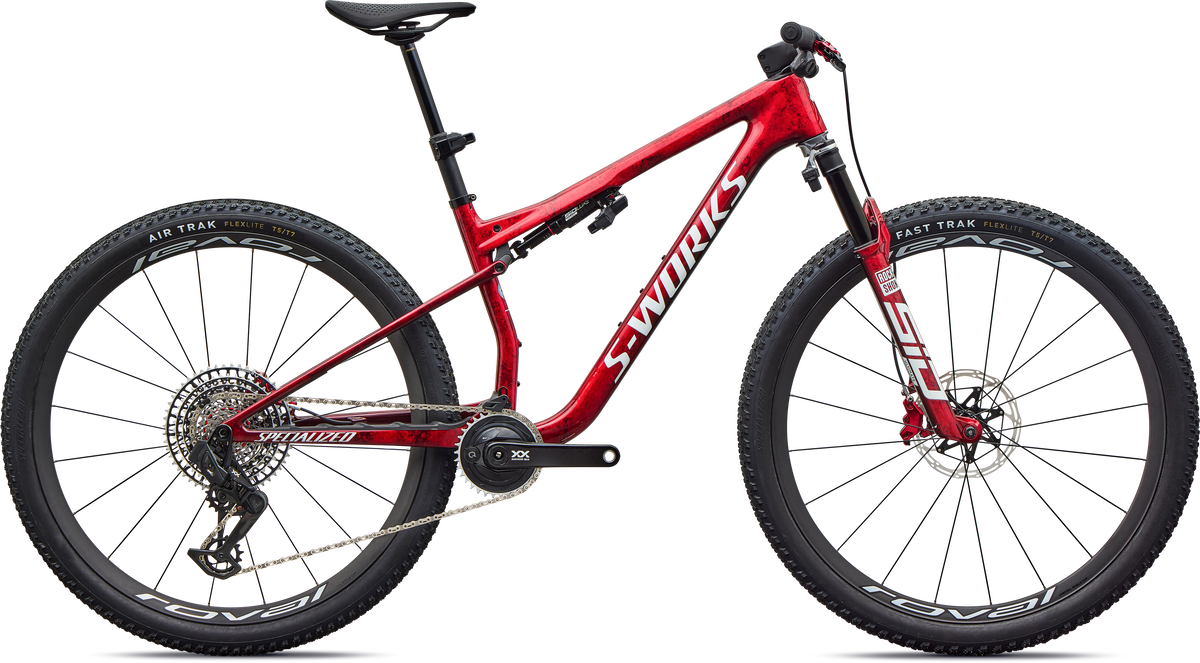Vélo SPECIALIZED Epic 9 S-Works LTD Made IN Racing Cmlnredgld/Rbymet/Metwhtsil