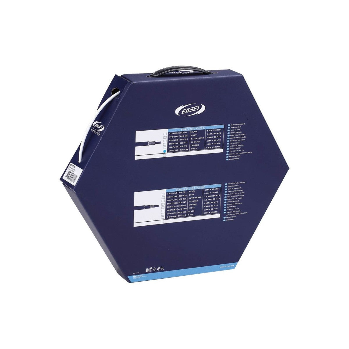 Rouleau gaine de freins StopLine CEX, 5mmx50m, blanc BBB