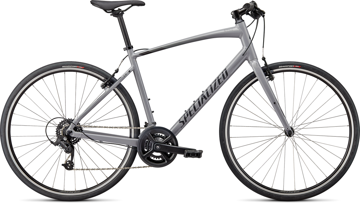 Vélo SPECIALIZED Sirrus 1.0 Clgry/Smk/Blkrefl