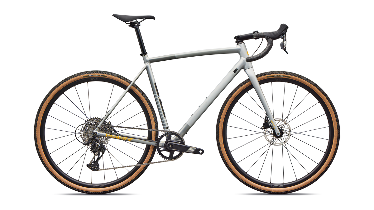 Vélo Specialized Crux Dsw Comp Shadow Silver/California Sunshine