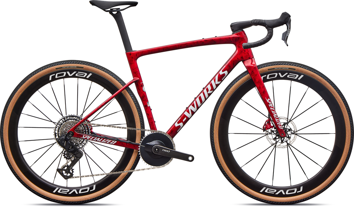 Vélo SPECIALIZED Crux 5 S-Works LTD Made IN Racing Redprl/Redtnt/Metwhtsil