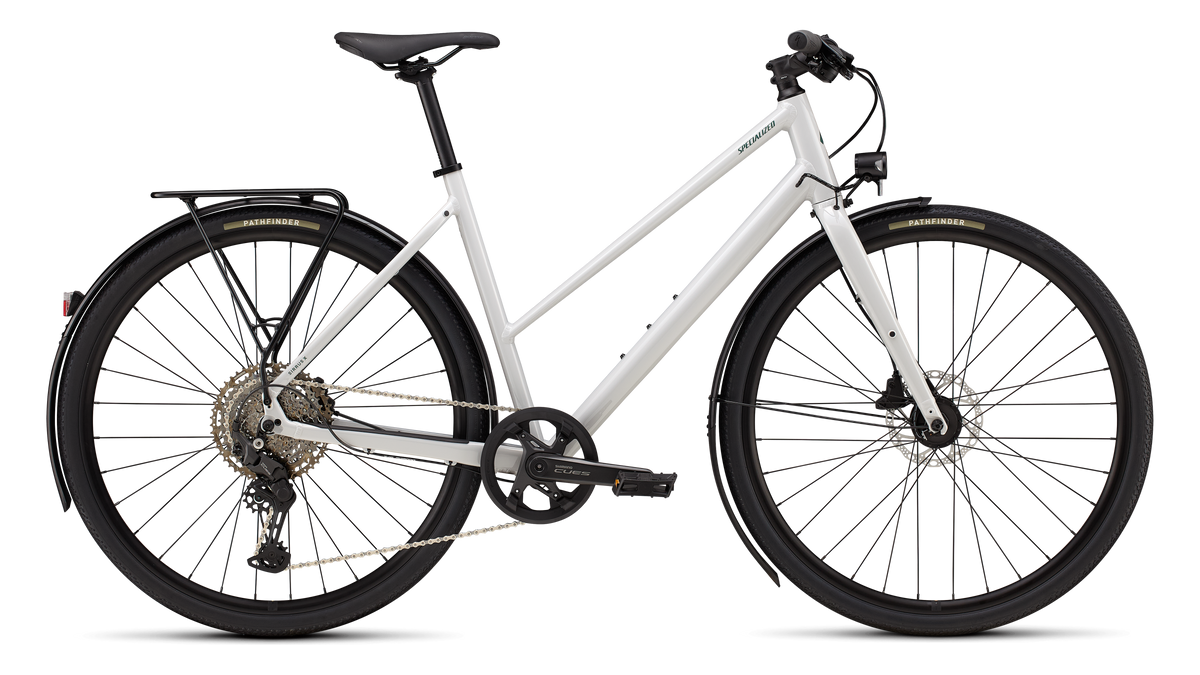 Vélo Specialized Sirrus X 3.0 Gloss Dove Grey/Metallic Pine Frost Reflective