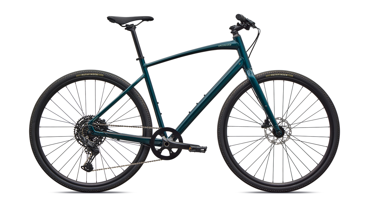 Vélo Specialized Sirrus X 3.0 Gloss Emerald Metallic/Fjord Metallic Frost Reflective