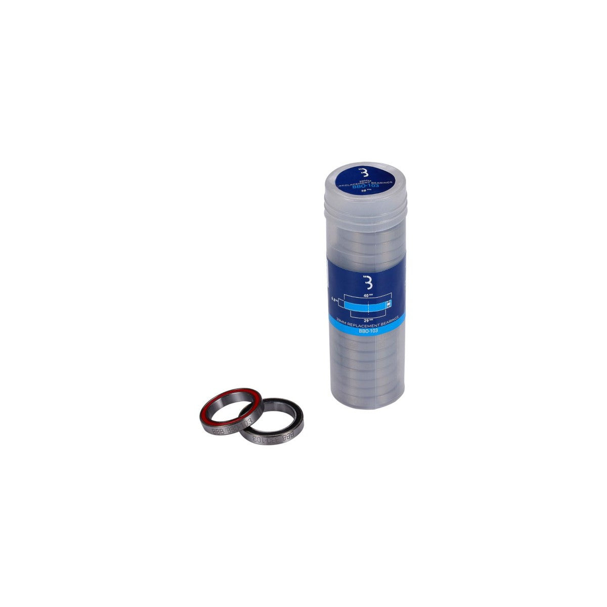 Tube de 20 roulements boitier de pédalier , DUB C40, ø29x40x6.8mm BBB