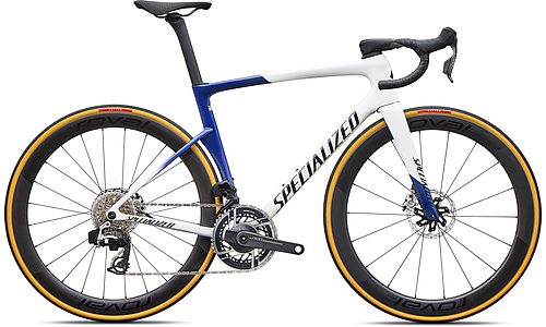 Vélo SPECIALIZED Tarmac SL9 S-LEVEL AXS Wht/Majblumet/Metobsd