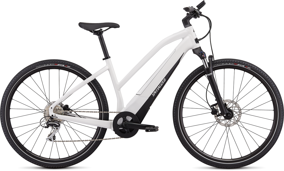Vélo SPECIALIZED Vado Femme 1.0 NB Metwhtsil/Blugstprl/Blk
