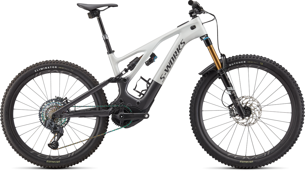Vélo SPECIALIZED Levo S-Works Carbon NB Metwhtsil/Chrm/Drmsil