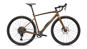 Vélo Specialized Diverge E5 Sport Satin Burnt Gold Metallic/Shadow Silver