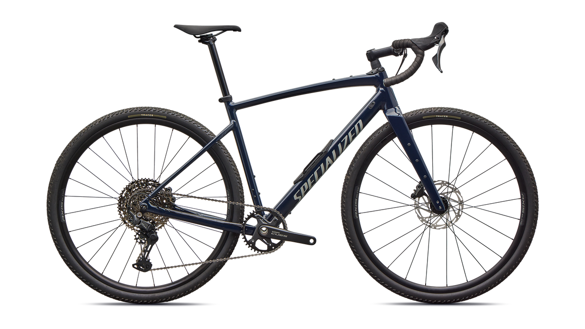 Vélo Specialized Diverge E5 Sport Gloss Dark Navy/Dolomite Metallic