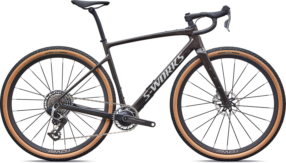 Vélo SPECIALIZED Diverge S-Works Wrmsmkmet/Carb/Sildst