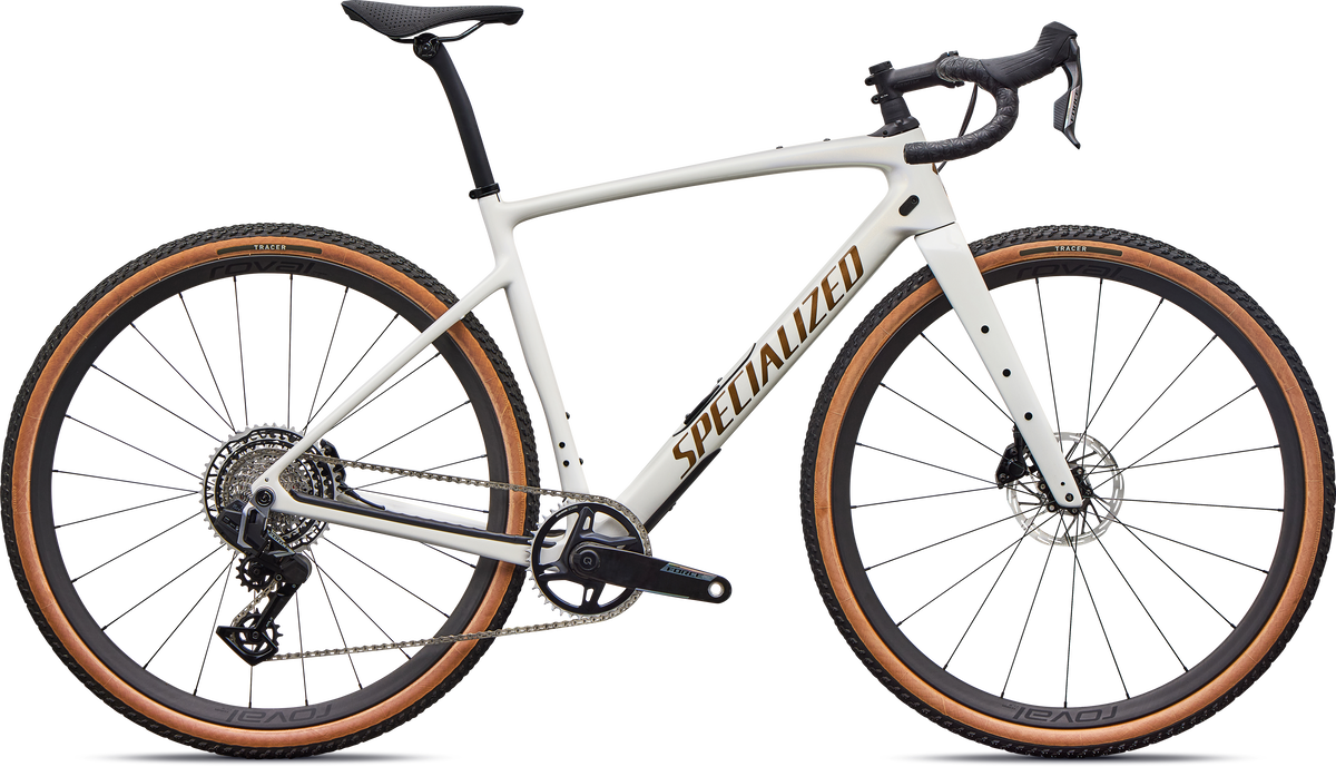 Vélo SPECIALIZED Diverge PRO Dunewht/Gldprl/Bntgldmet
