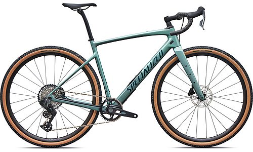 Vélo SPECIALIZED Diverge Expert AXS Fjdmet/Grnprl/Emdmet