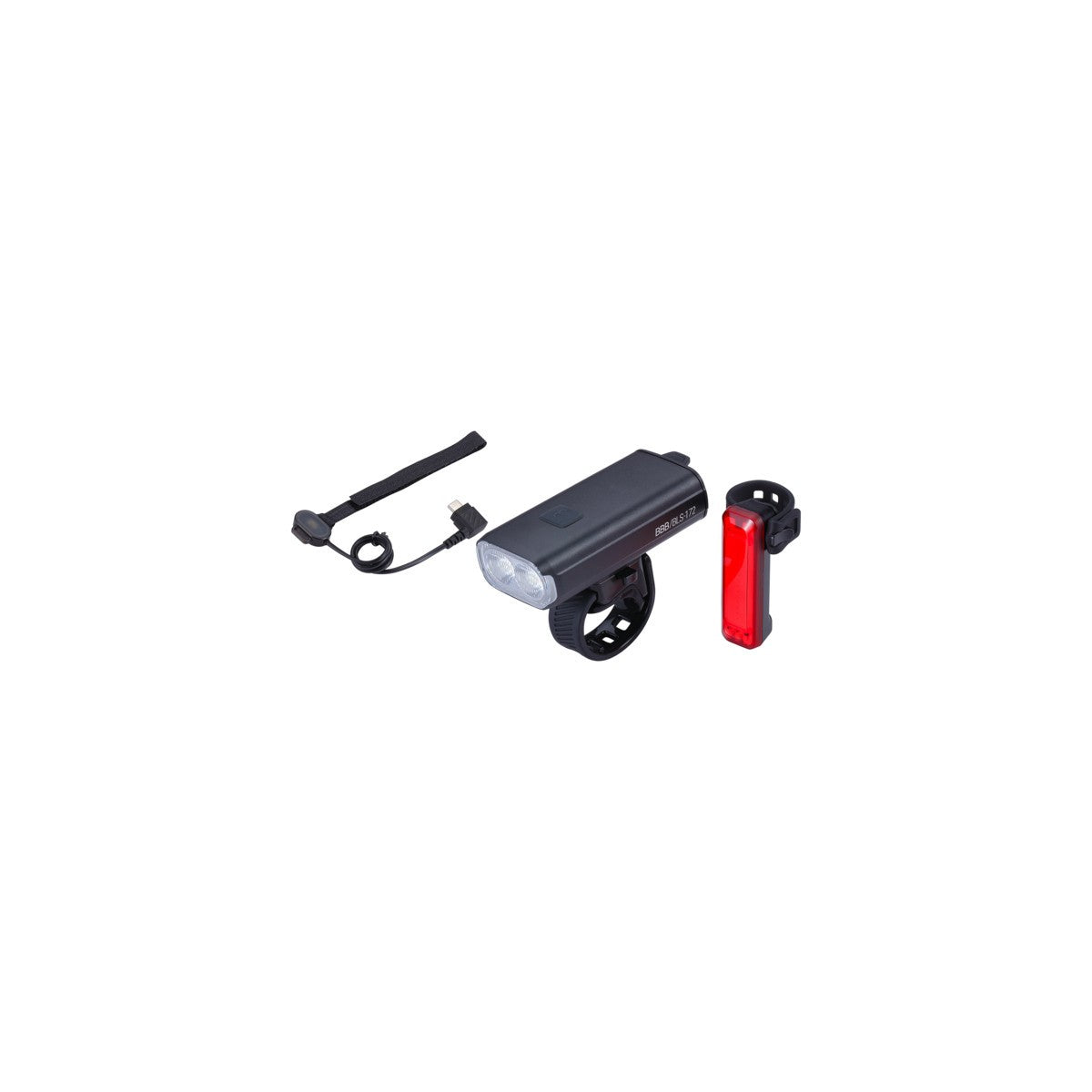Kit éclairage avant+arrière StrikeDuo Combo + commande filaire BBB