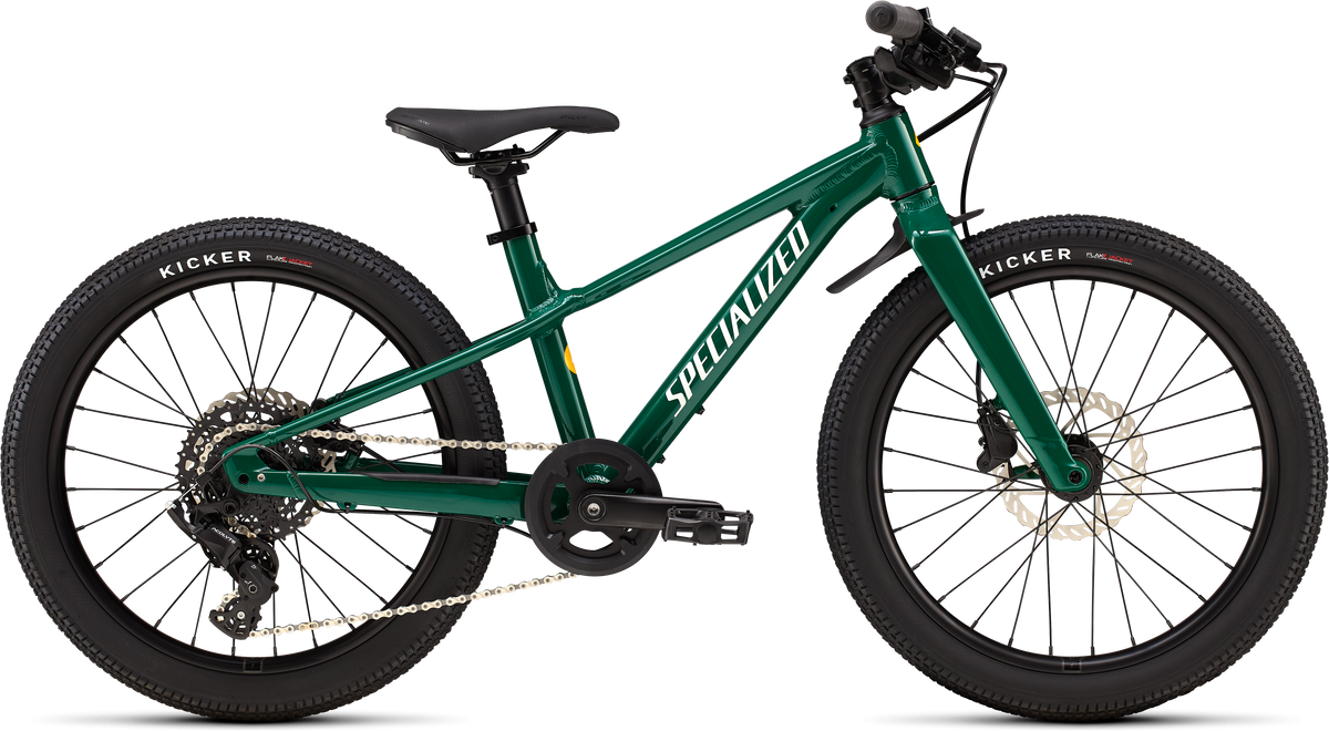 Vélo Specialized Riprock 20 Int Gloss Pine Green/Dune White And California Sunshine