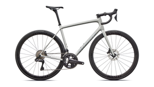 Vélo Specialized Aethos Expert Di2 Gloss Dolomite Metallic/Blue Pearl Over Shadow Silver