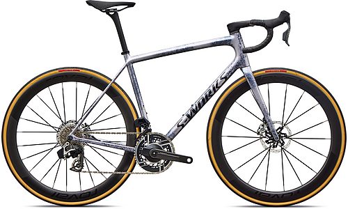 Vélo SPECIALIZED Aethos S-Works AXS Rapide Chartnt/Amthfrst/Metobsd