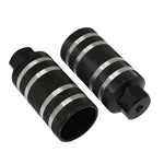 Repose-pieds BMX alu noir Ø 50 mm x 110 mm (paire)