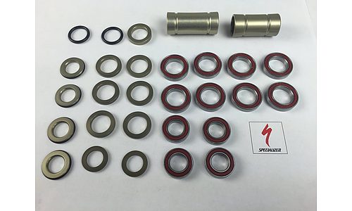 Kit de visserie de pivot SPECIALIZED BRG KIT, MY13-16 Enduro FSR (26 / 27.5 / 29), Suspension Bearing KIT (W/ Pivot SPACERS)