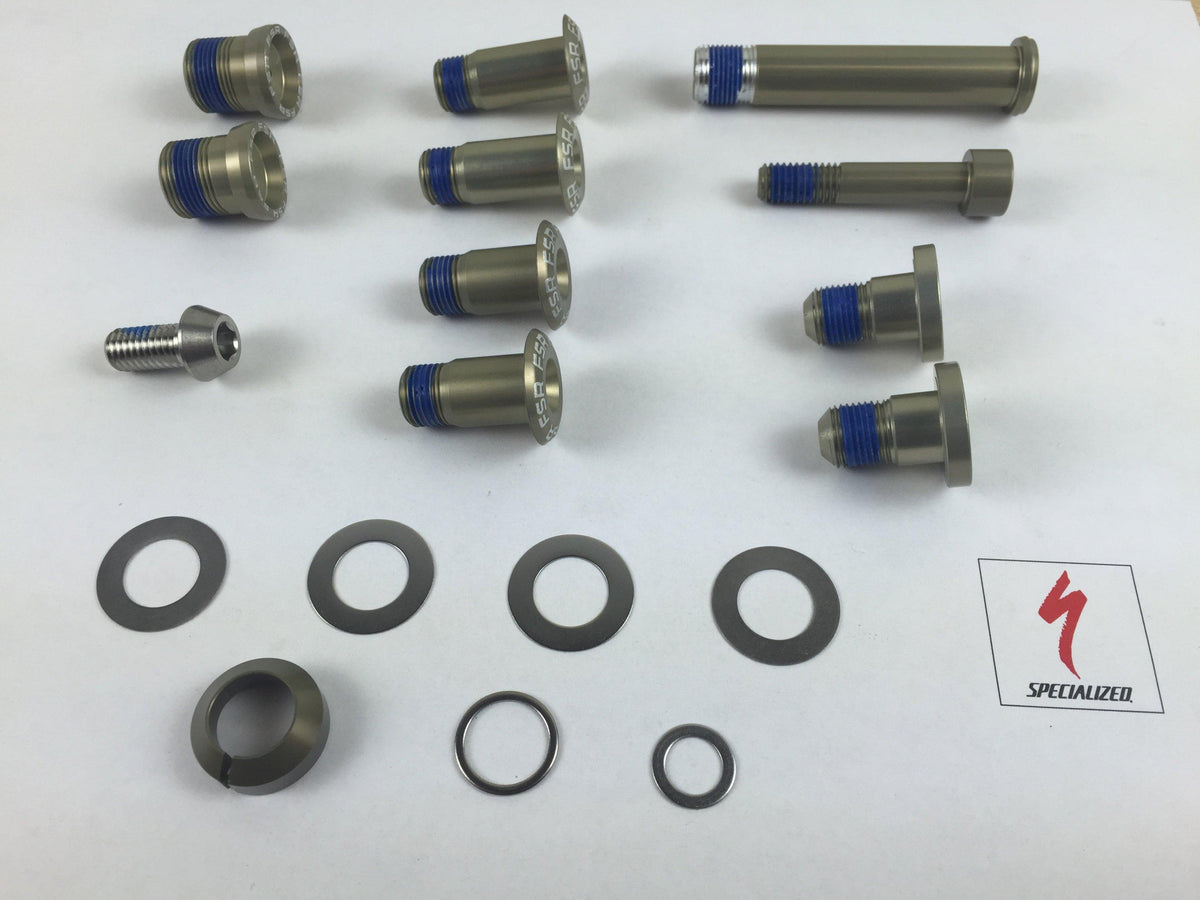 Kit de visserie de pivot SPECIALIZED BLT KIT, MY12-15 SJ FSR, Suspension Pivot Bolt KIT