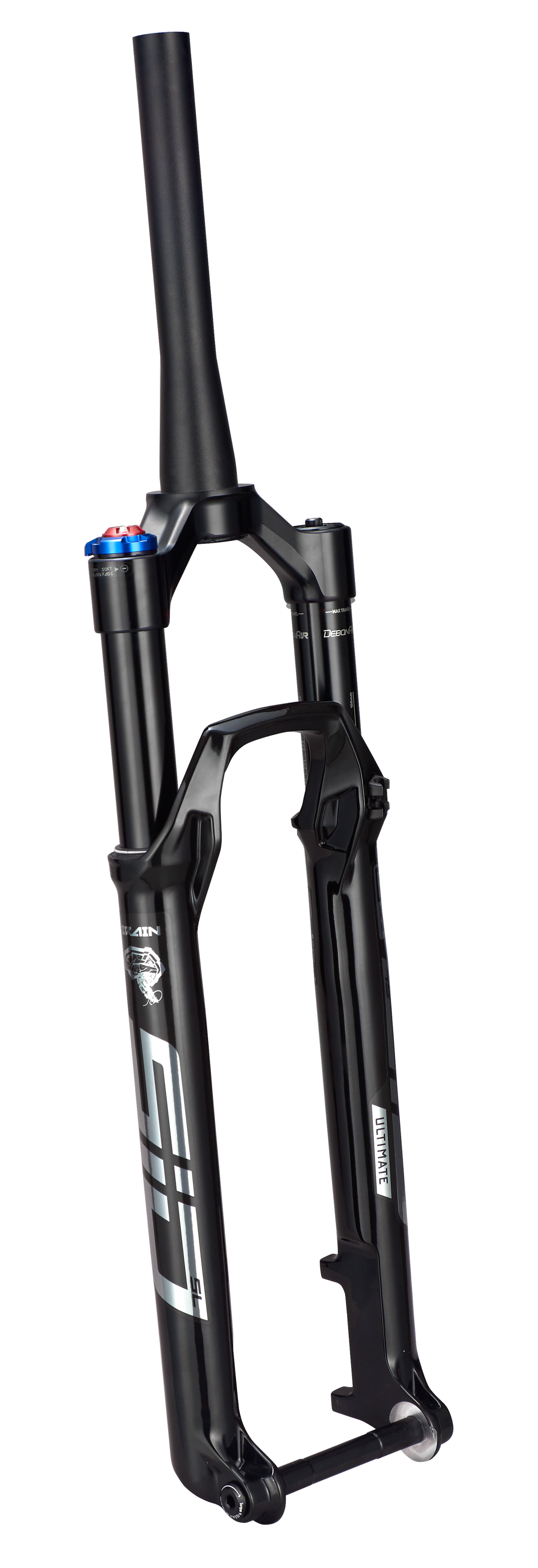 Fourche SPECIALIZED Rockshox SID Ultimate Brain 100MM X 44MM O/S Gloss Blk/Gloss Plrgry Foil 110MM X 15MM