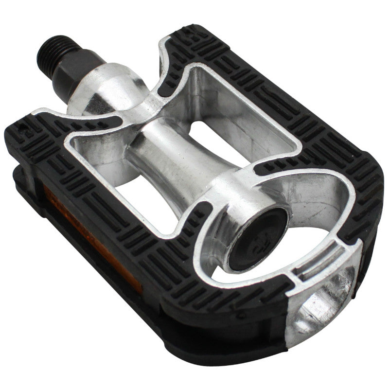 Pédales city P2R alu antidérapantes polies 9/16" (paire)