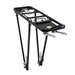 Porte-bagages arrière P2R alu noir réglable 24" à 28"