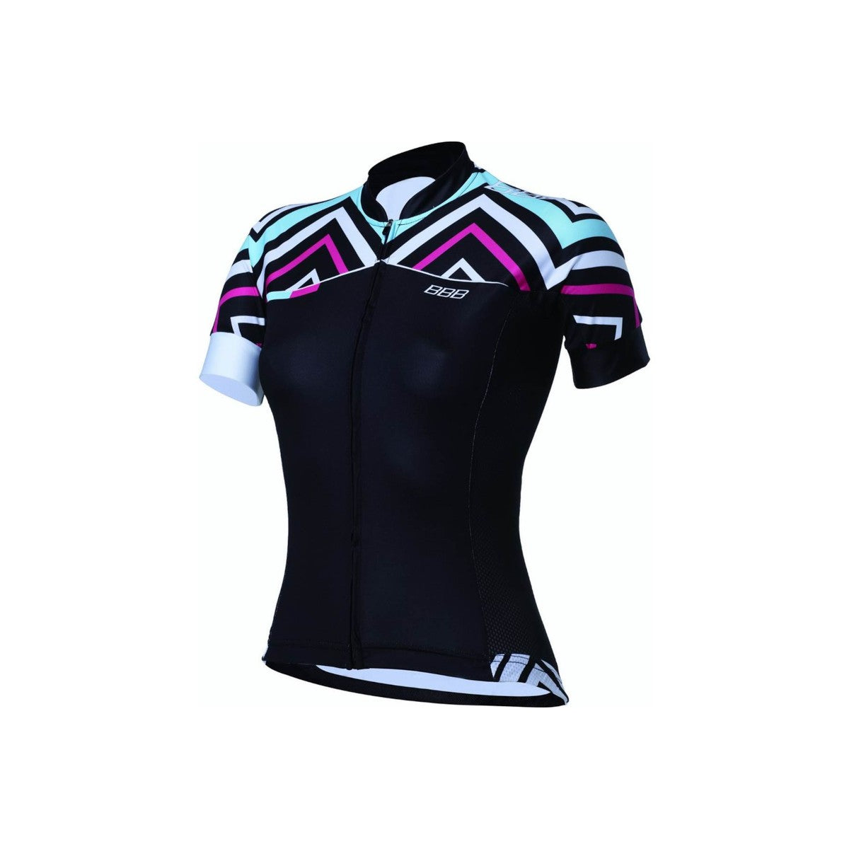 Maillot femme à manches courtes Omnium, noir Design BBB