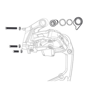 Vis de butée dérailleur arrière SRAM RED AXS E1 Max 36DENTS